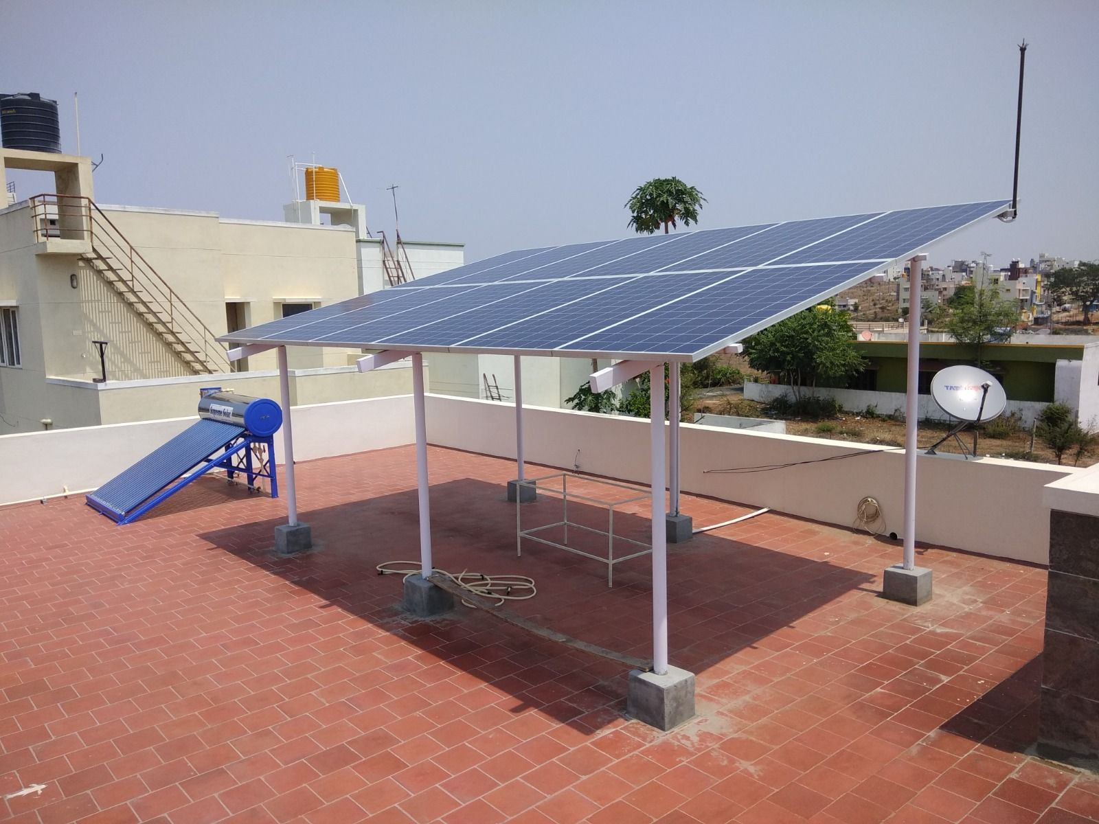 Powergate rooftop installation